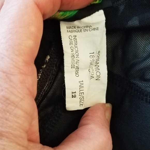 BIKINI BAY 1 Piece Ruched Brown/Black Swimsuit - Picture 9 of 10